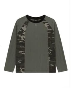 AAKAM Side Camo Raglan Long Sleeve