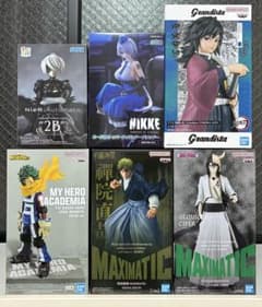 【人気アニメフィギュア６体セット】◎！ 人気アニメ フィギュア 6種6点セット】まとめ売り&&&！ - メルカリ