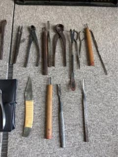 【高級/銘有】盆栽工具 長雲齋 由弘 兼光 SUWADA 剪定鋏 小刀　まとめ 高級/銘有】盆栽工具 長雲齋 由弘 兼光 SUWADA 剪定鋏 小刀 まとめ