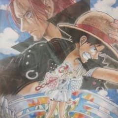 ONE PIECE　クリアポスター★メルカリ市割 ONE PIECE クリアポスター☆メルカリ市割