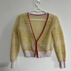 Lily Brown 長袖 サマーカーディガン イエローのサムネイル
