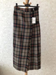 メゾンクルール    バックプリーツロングスカートのサムネイル