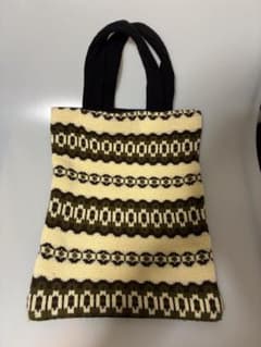 COMME des GARCONS SHIRT トートバッグ メッセージ ニット