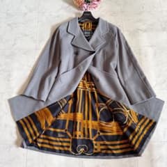極美品☆HERNO ヘルノ☆コロンボ社 カシミヤ100% ロングコート☆裏地総