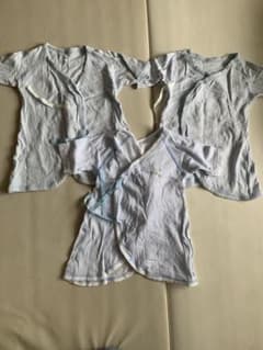 ベビー肌着 3枚セット 水色 50-60cmのサムネイル