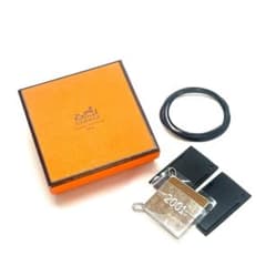 Y604-20 HERMESレザーコード チョーカー ネックレス 2001年限定 - メルカリ