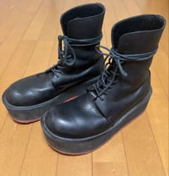 BELLY BUTTON race up platform boots - メルカリ