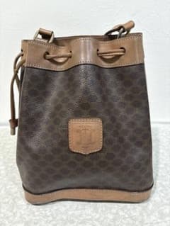 CELINE セリーヌ ショルダーバッグ 巾着型 マカダム　M13のサムネイル
