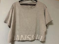 DANSKIN グレー クロップドTシャツ Lのサムネイル