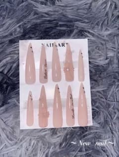 クロムネイル　ネイルチップ　ロングのサムネイル