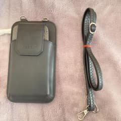 【大特価】nuoku スマホショルダーバッグ レディース 財布付き(ブラック)