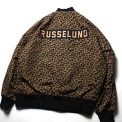 Russeluno ヒョウ柄 ボンバージャケット RUSSELUNDO ラッセルノ ヒョウ柄 ボンバージャケット - メルカリ