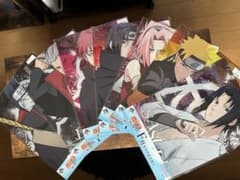이치 반 쿠지 NARUTO 질풍전 연결되는 생각 F상 클리어 포스터 7장 세트