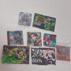 仮面ライダー ステッカー、キーホルダー、カードまとめ売りのサムネイル