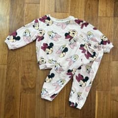 H&M セットアップ パジャマ Disney ミニー デイジー 90cmのサムネイル