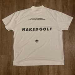 NAKEDGOLF モックネックシャツ ホワイト M - メルカリ