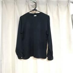 黒シルク100%シャツのサムネイル