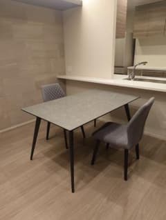 美品TARNY ダルトン セラミック ダイニングテーブル ダークグレー ダルトン セラミックダイニングテーブル | ターニー | 家具