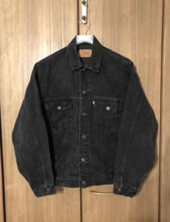 80’s USA製 Levi’s Gジャン ブラックデニム 70505のサムネイル
