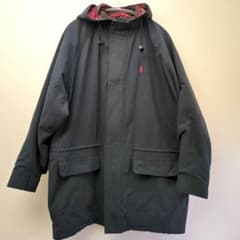 Ralph Lauren ネイビー フード付きハーフコート160 - メルカリ