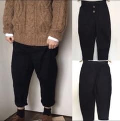 コットンサルエルパンツ黒『値下げしました』のサムネイル