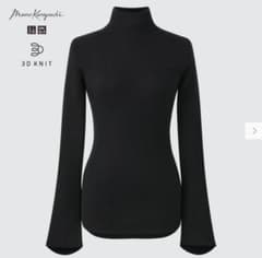 UNIQLO×マメクロゴウチ 3Dリブハイネックセーター Mのサムネイル