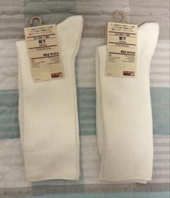 無印良品　靴下　オフ白　25〜27cmのサムネイル