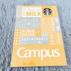スターバックス キャンパスノートパッド オレンジのサムネイル