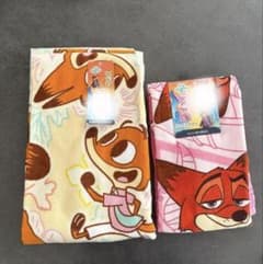 시마무라 주토피아 페이스 타올 2장 세트 목욕 타월 1장