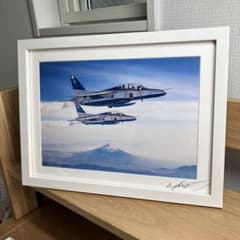 黒澤英介氏直筆サイン入り ブルーインパルス 写真（A4サイズ） - メルカリ