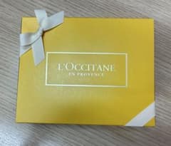 ▲ロクシタン　ハンドクリーム＆タオル　ギフトセット