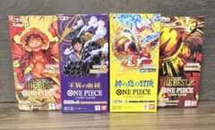 ワンピースカード 4box the best 1.2 王族の血統 神の島の冒険のサムネイル