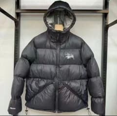 STUSSY ジャケット 刺繍 男女兼用 アウター トップス ブラック L