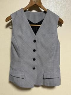 ♦️週末限定 お値下げ♦️OL事務服 ベスト  9号のサムネイル