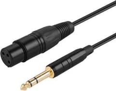 TRS 6.35 オス to XLR メス 1.8m ケーブルのサムネイル