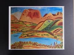 児島善三郎、【箱根】、希少な画集画、新品高級額 額装付、状態良好