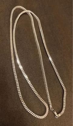 美品　Avalanche 10K 3mm 76cm ホワイトゴールド　ネックレスのサムネイル