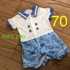 半袖ロンパース　kid's zoo 70のサムネイル