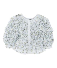 CLANE W FACE FLOWERJACQUARD SHIRRINGTOPS - メルカリ