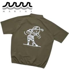 【定価3万★新品】muta MARINE ベースボールカラーシャツ カーキのサムネイル