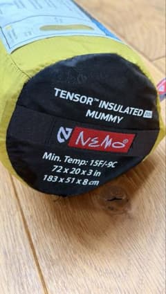NEMO TENSOR 20R INSULATED MUMMY ニーモ　テンサーのサムネイル