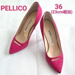 PELLICO ペリーコ 大人気スエードパンプス 36 パウダーピンク 雑誌掲載 PELLICO ペリーコ 大人気スエードパンプス 36 パウダーピンク 雑誌掲載