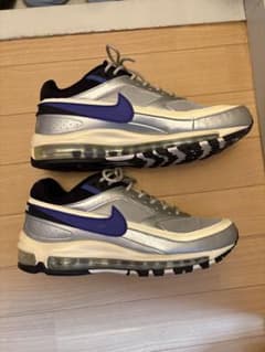 NIKE AIR MAX スニーカー シルバー パープルのサムネイル