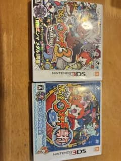 ブ*ー様 妖怪ウォッチ3DSソフト 2本セット スキヤキ 真打のサムネイル