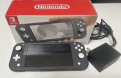 【ジャンク品】Nintendo Switch Lite 本体 グレー 箱付きのサムネイル