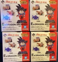 ドラゴンボール 一番くじEX アーカイブス　まとめ売り 未開封 一番くじ ドラゴンボール EX E賞 ドラゴンアーカイブス 4個