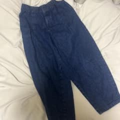 GU XS デニム ワイドパンツのサムネイル