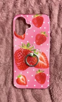 iPhone16　いちごスマホケースのサムネイル