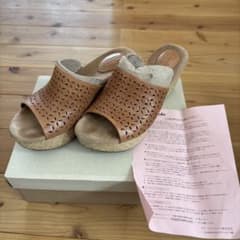 Clarks Artisan レザーサンダル ブラウンのサムネイル