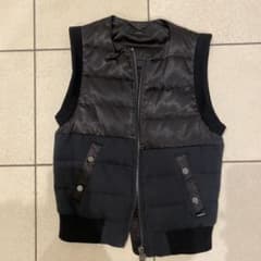 DIESEL 黒 ジレ ベストのサムネイル